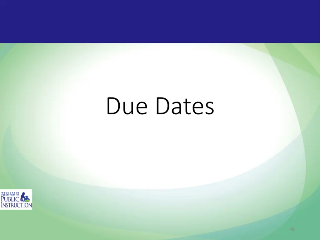 due dates