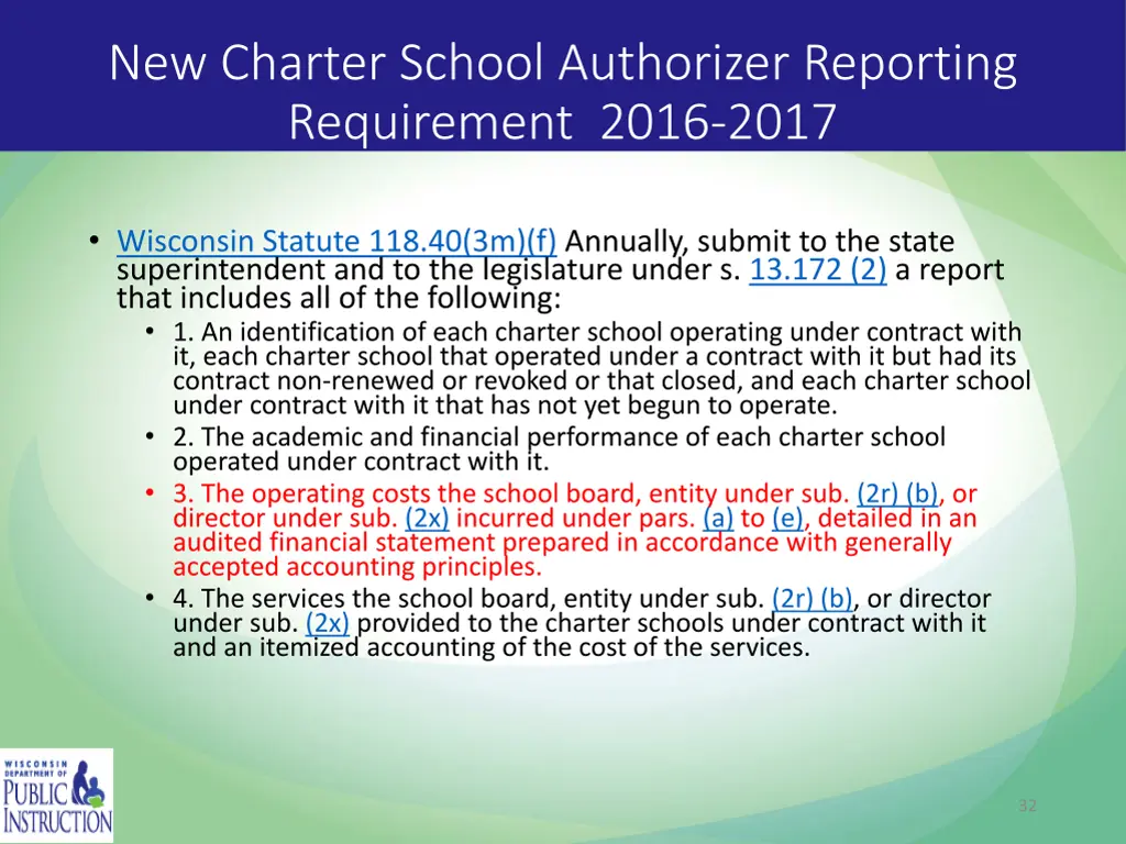 new charter school authorizer reporting 1