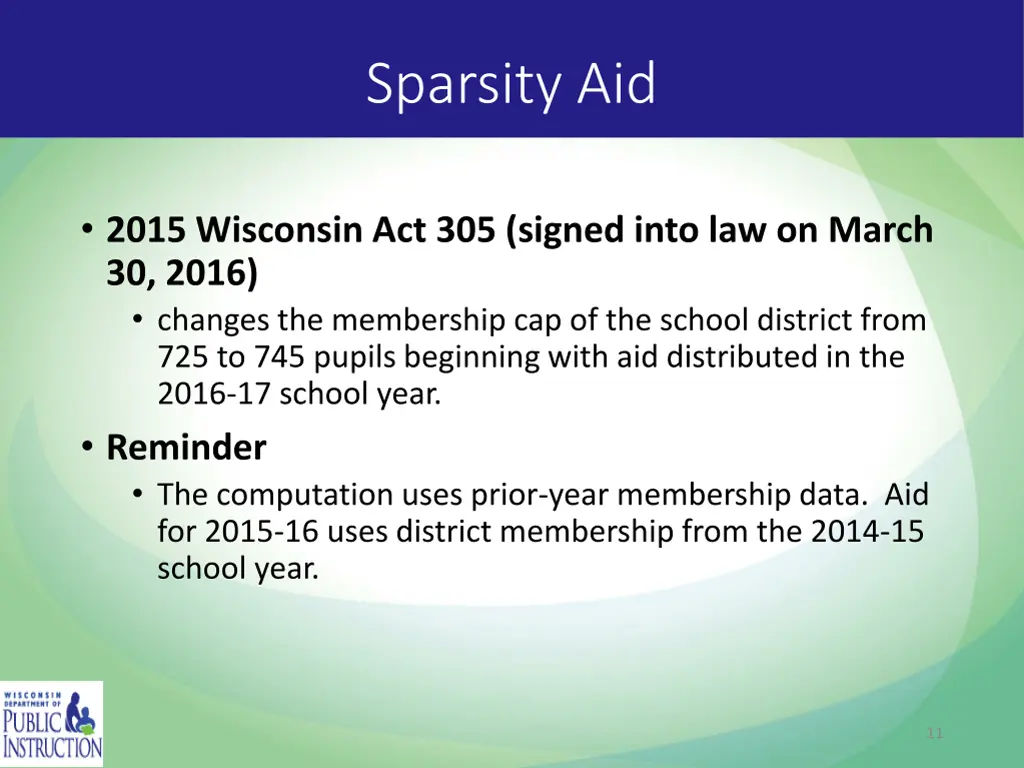 sparsity aid