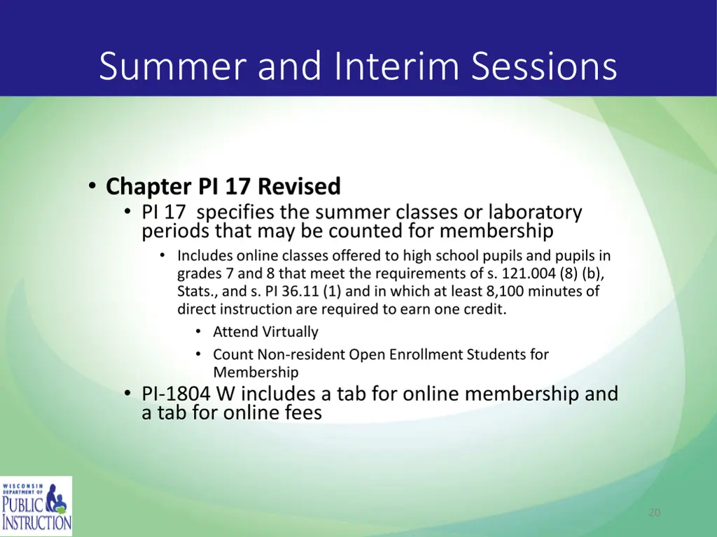 summer and interim sessions 1