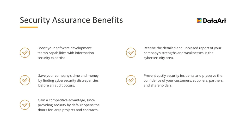 security assurance benefits