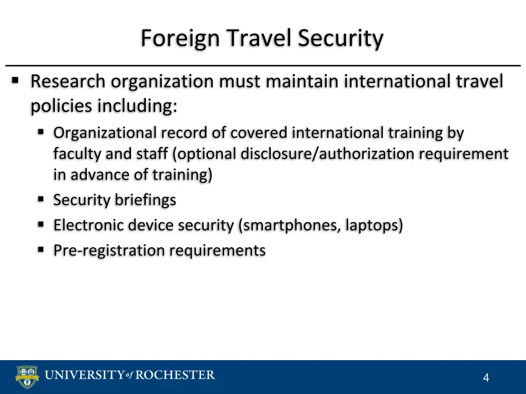foreign travel security