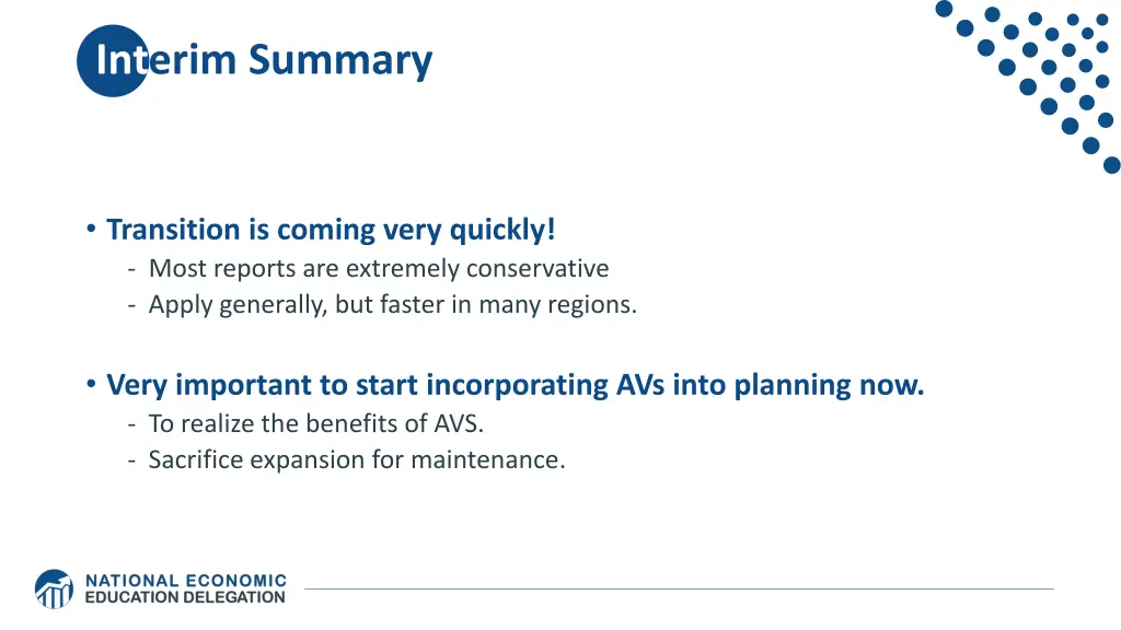 interim summary