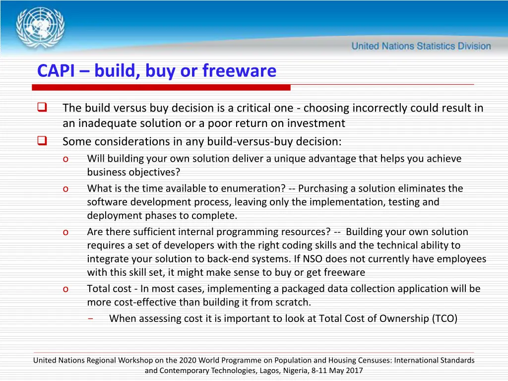 capi build buy or freeware