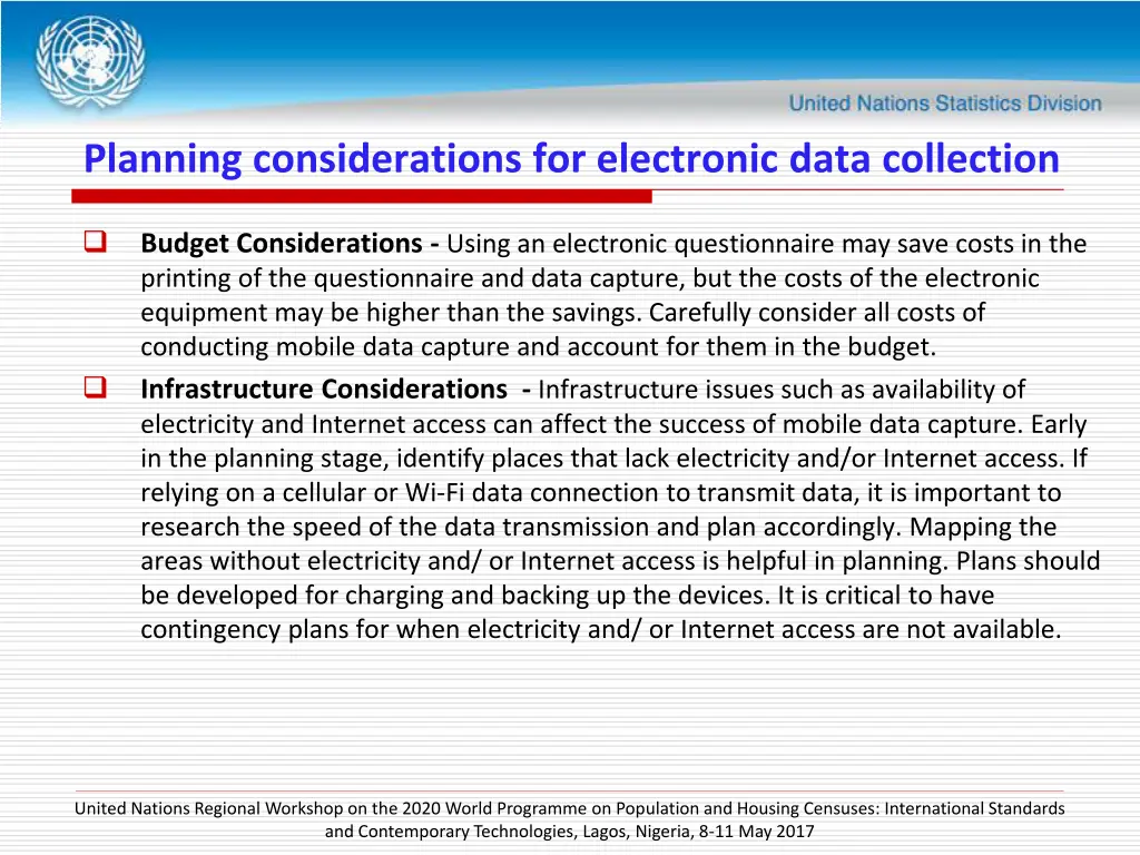 planning considerations for electronic data 1