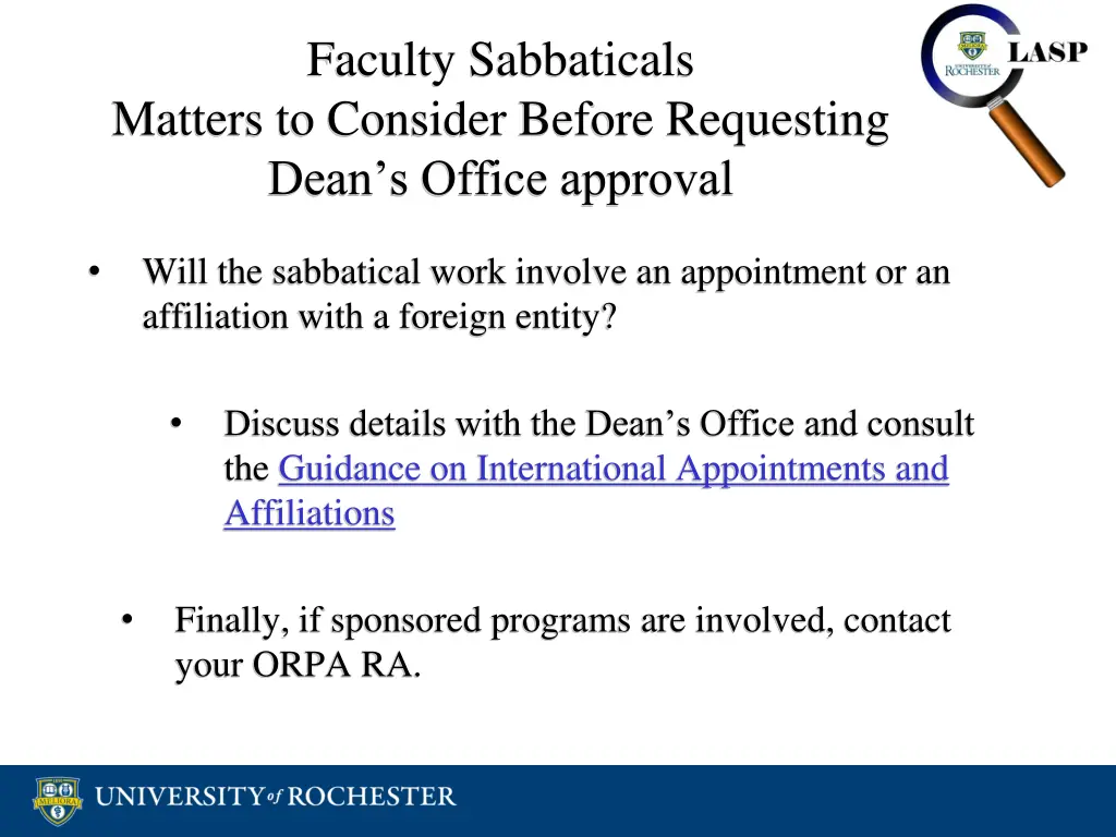 faculty sabbaticals 2