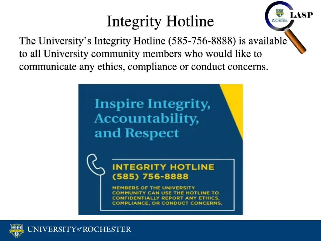 integrity hotline