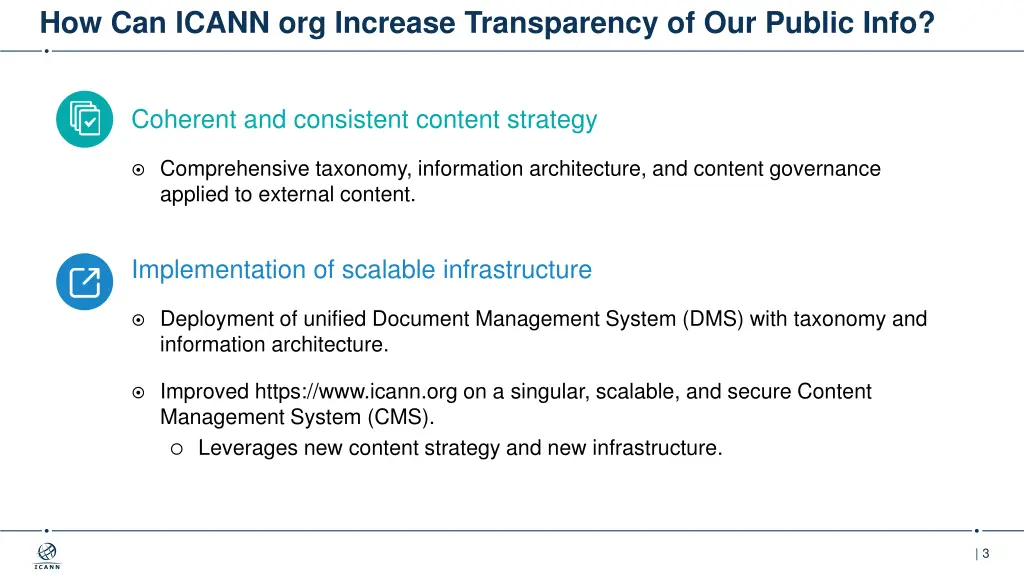 how can icann org increase transparency