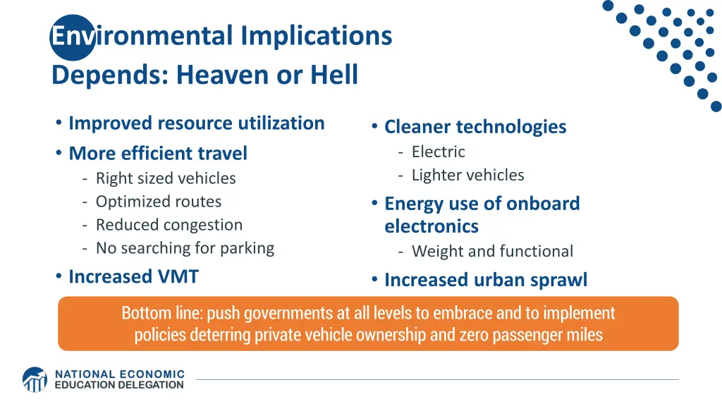 environmental implications depends heaven or hell