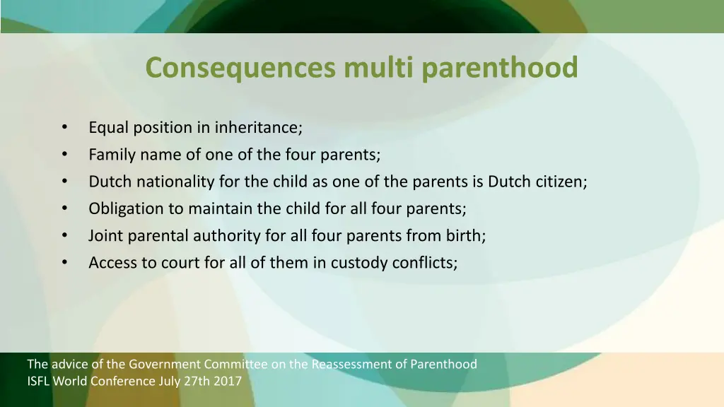consequences multi parenthood