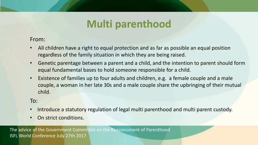 multi parenthood