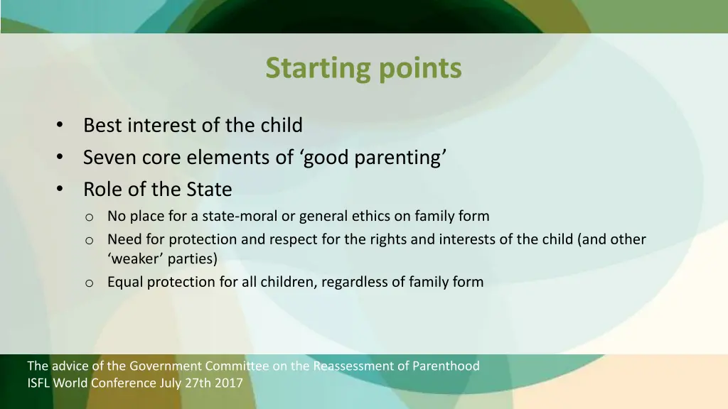 starting points 1