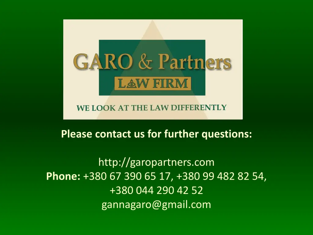 please contact us for further questions