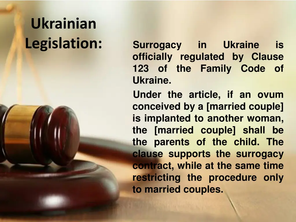 ukrainian legislation