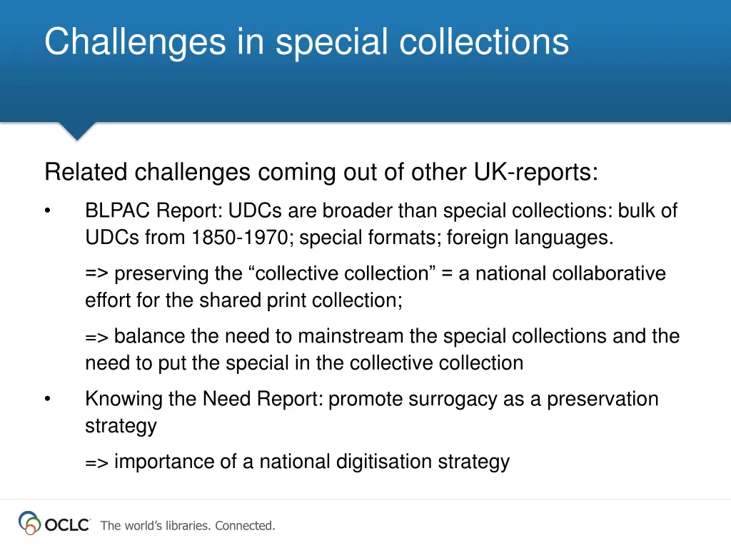 challenges in special collections 1