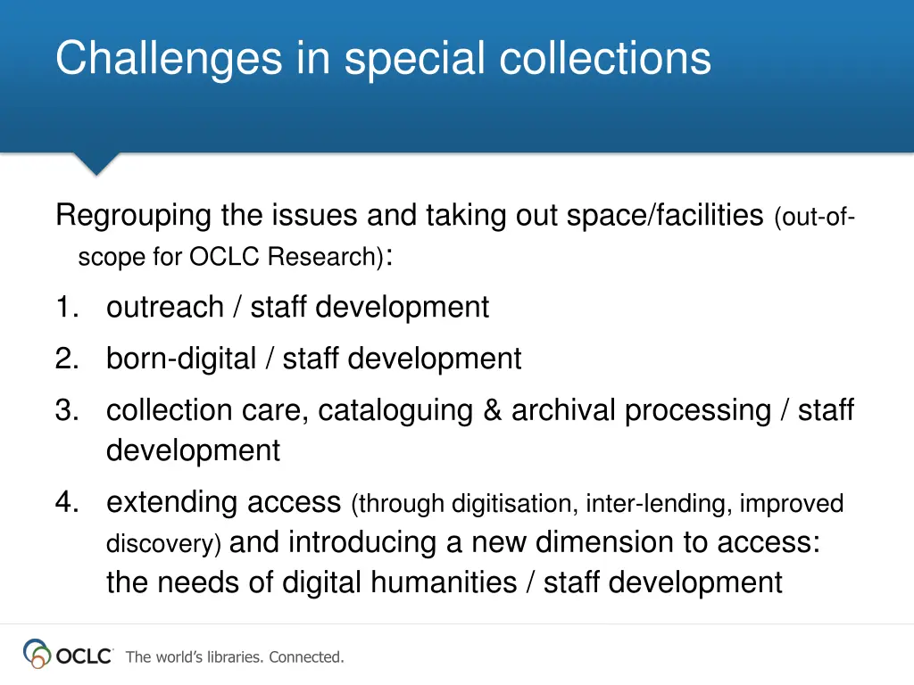 challenges in special collections 2