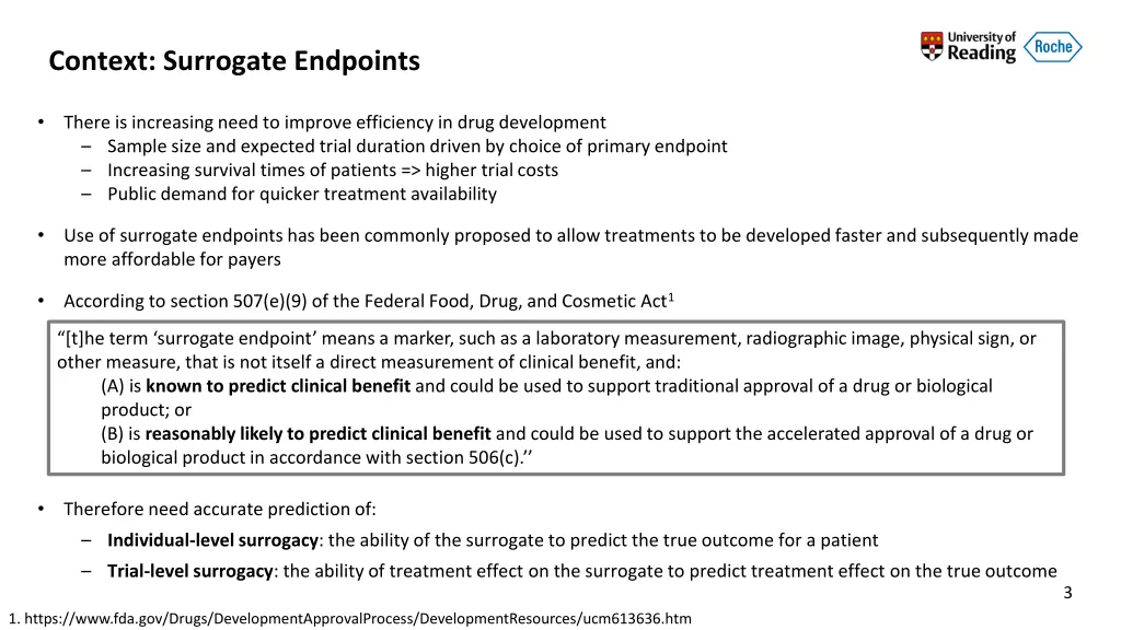 context surrogate endpoints