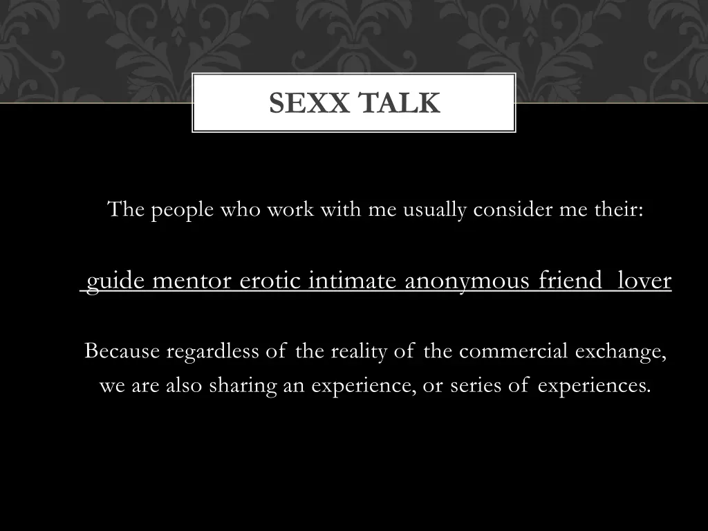 sexx talk 2