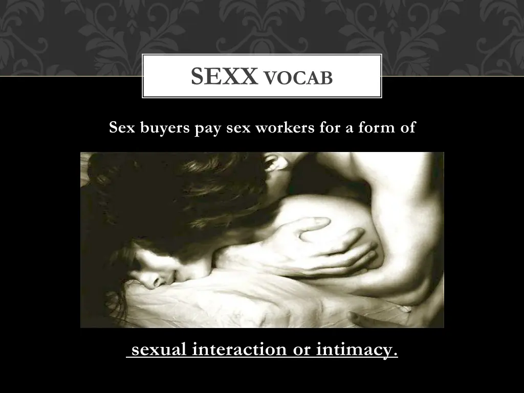 sexx vocab 1