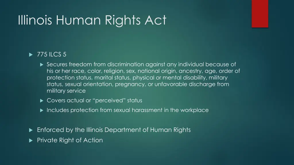 illinois human rights act