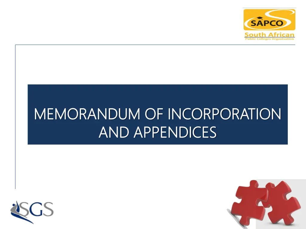 memorandum of incorporation memorandum