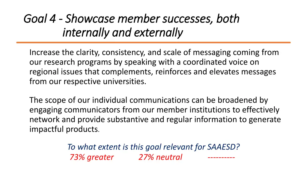 goal 4 goal 4 showcase member successes both
