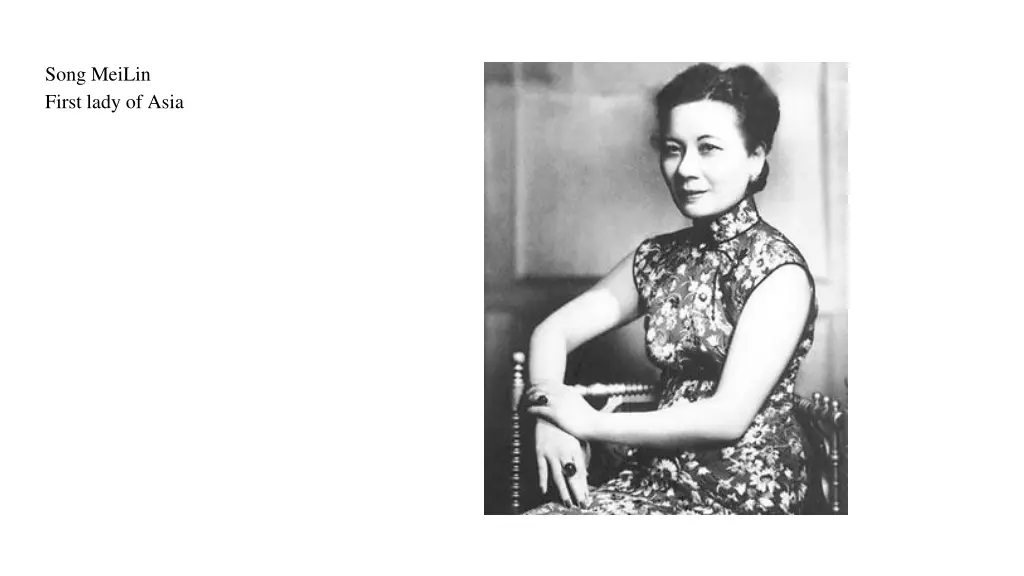 song meilin first lady of asia