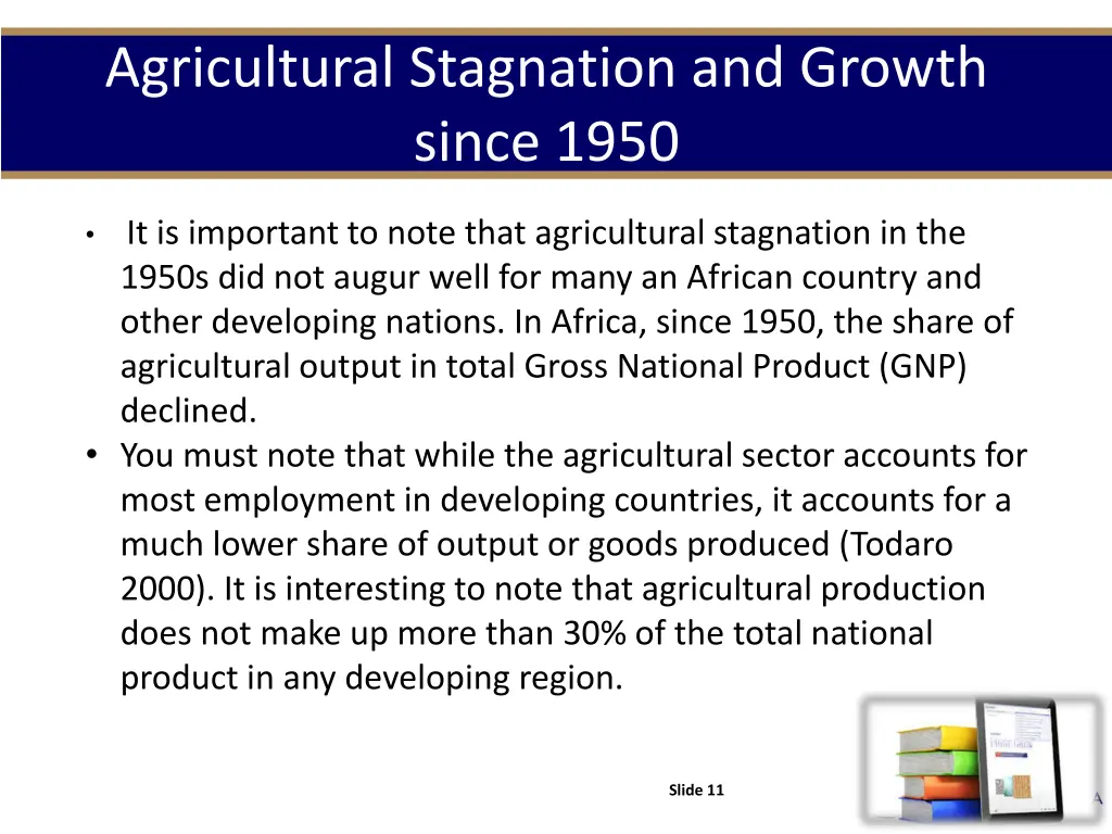 agricultural stagnation and growth since 1950 1