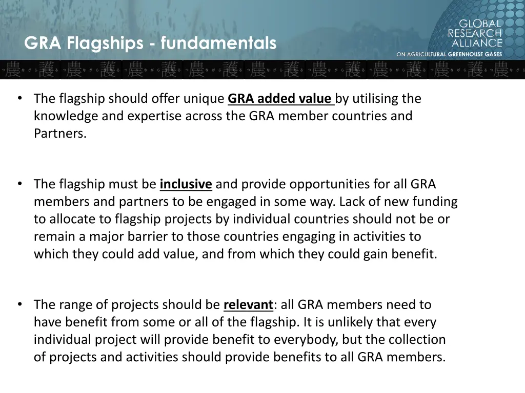 gra flagships fundamentals