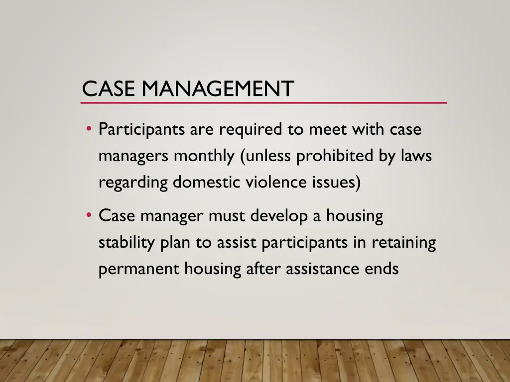 case management