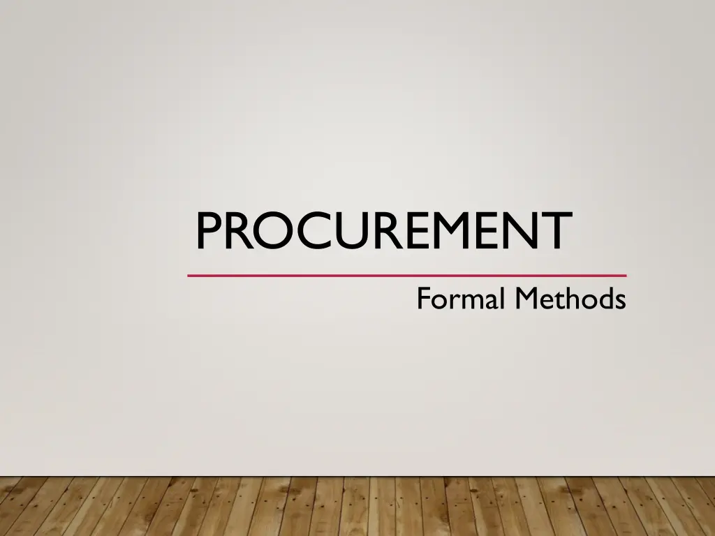 procurement 1