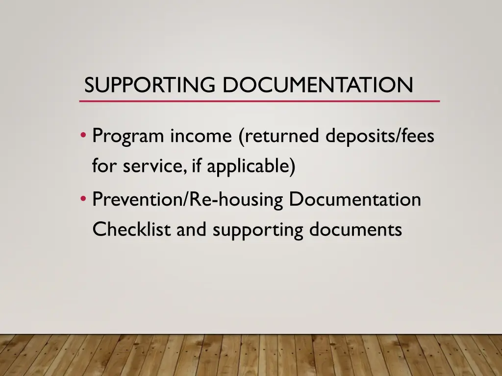 supporting documentation 3