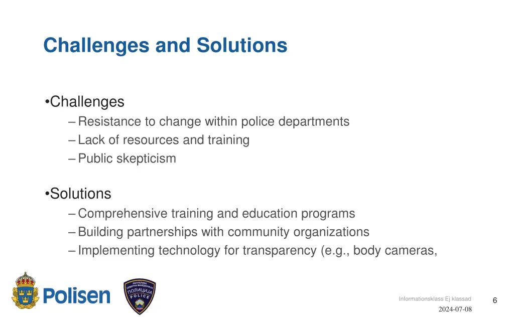 challenges and solutions