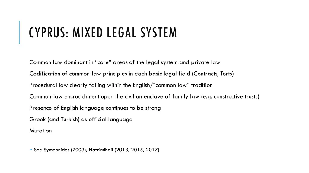 cyprus mixed legal system