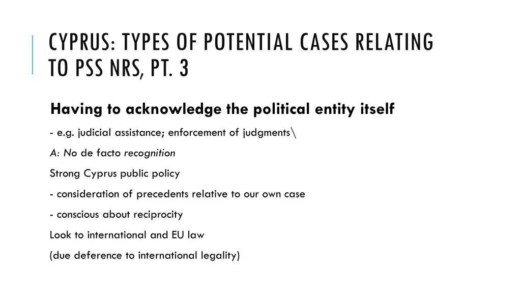 cyprus types of potential cases relating 3