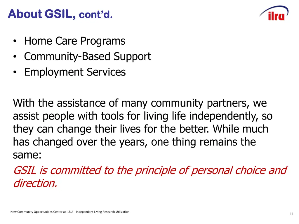 about gsil about gsil cont d