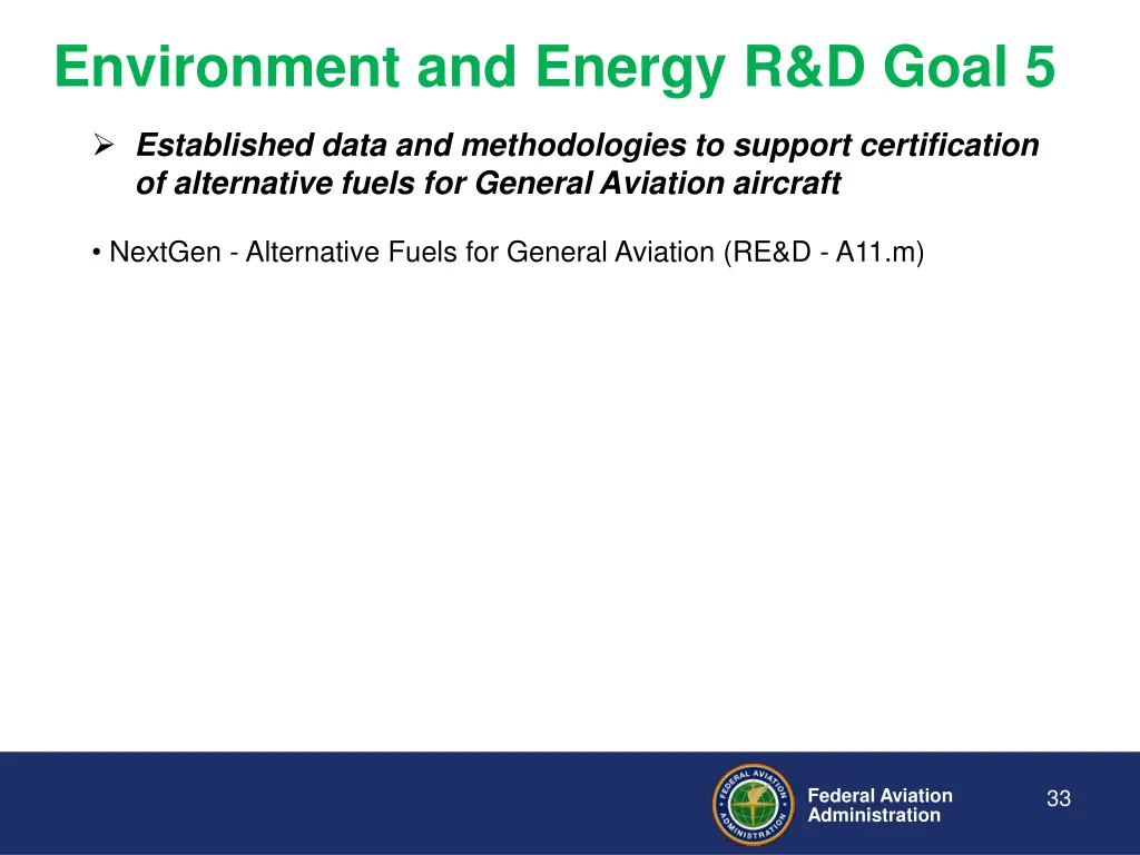environment and energy r d goal 5