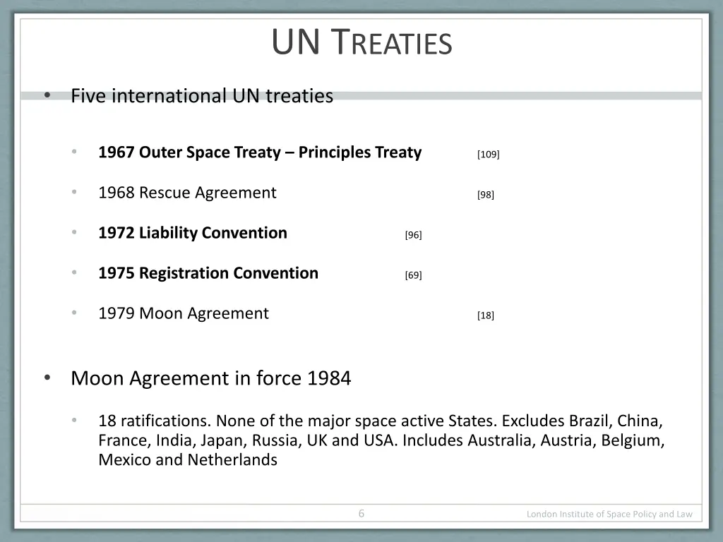 un t reaties