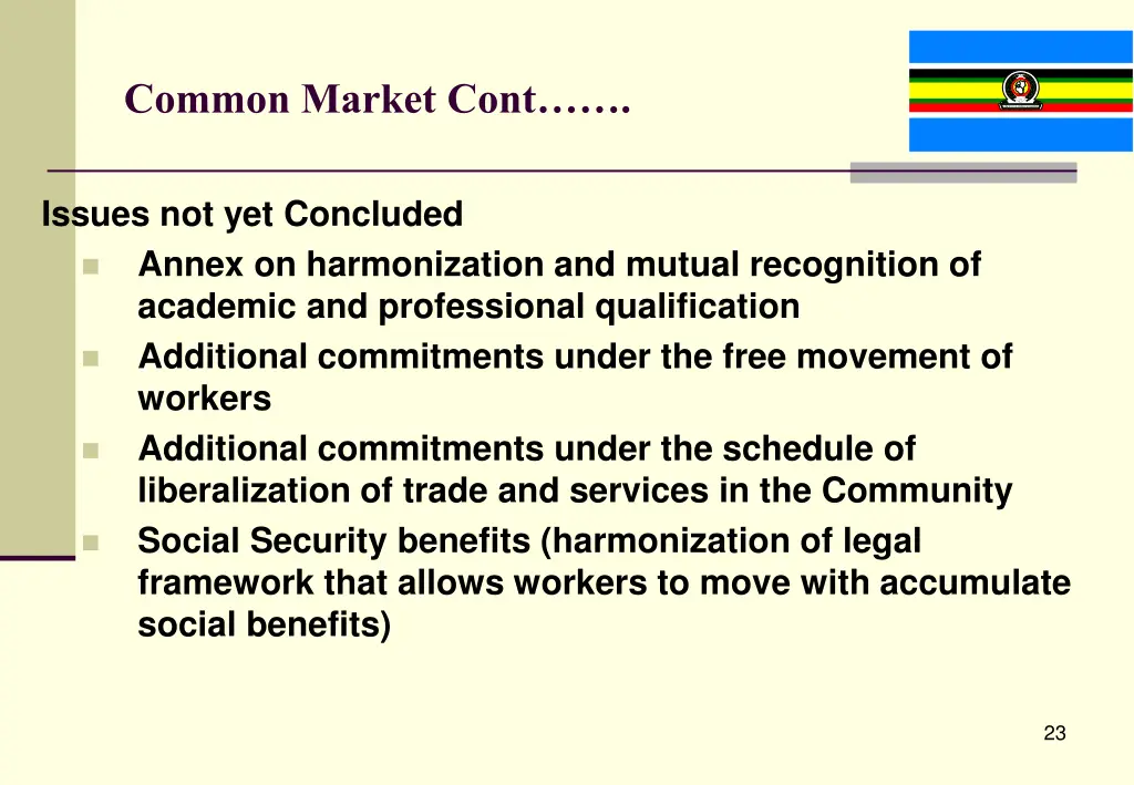 common market cont 1
