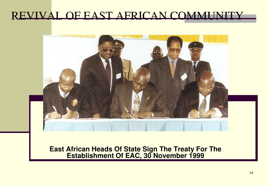 revival of east african community