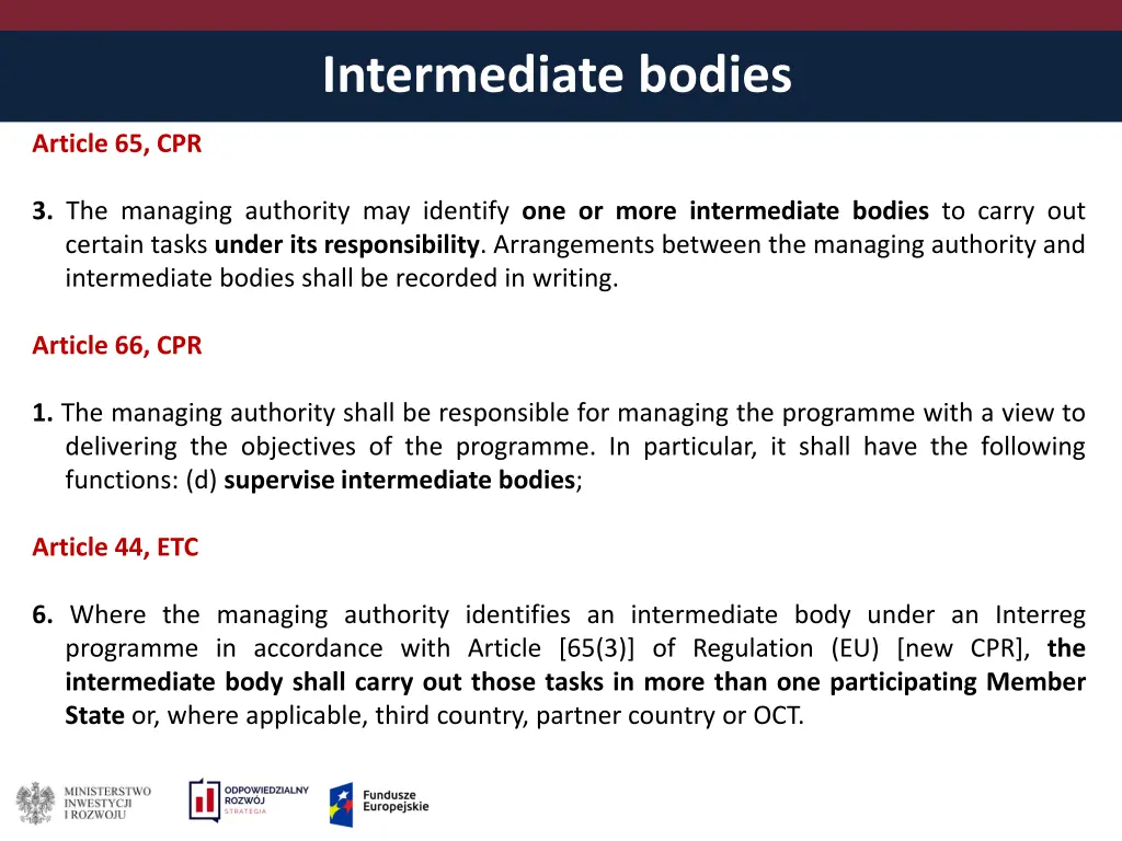 intermediate bodies