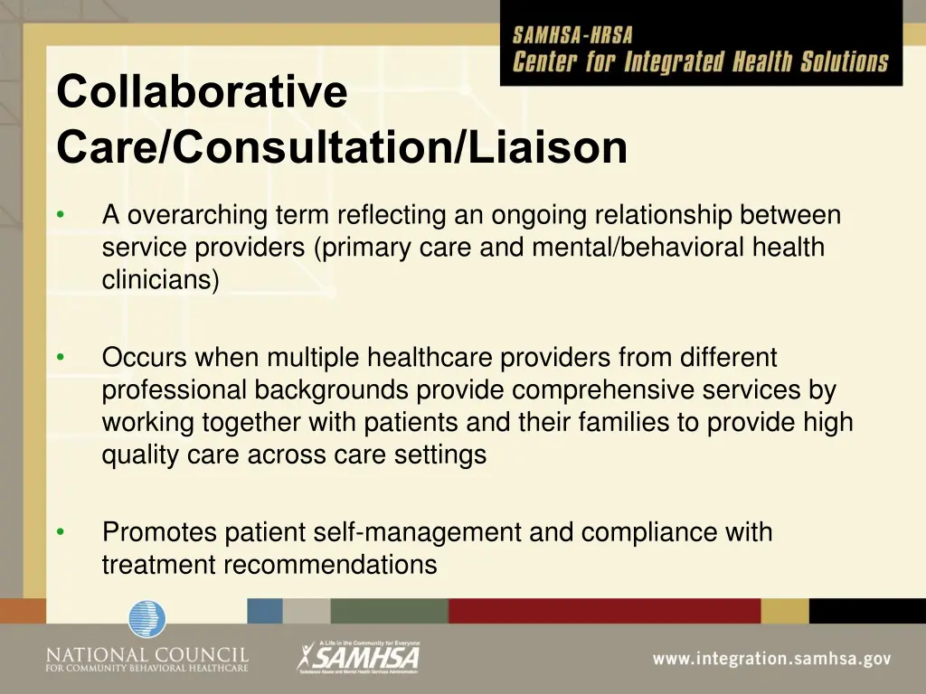 collaborative care consultation liaison