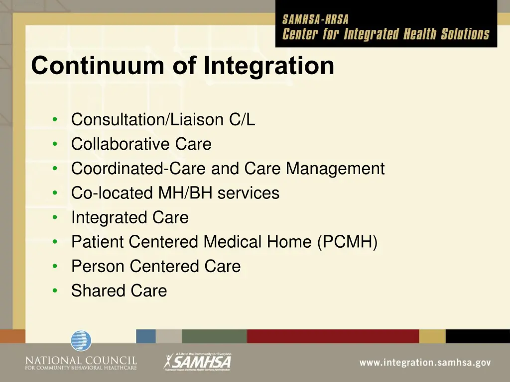 continuum of integration