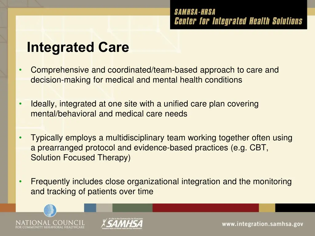 integrated care