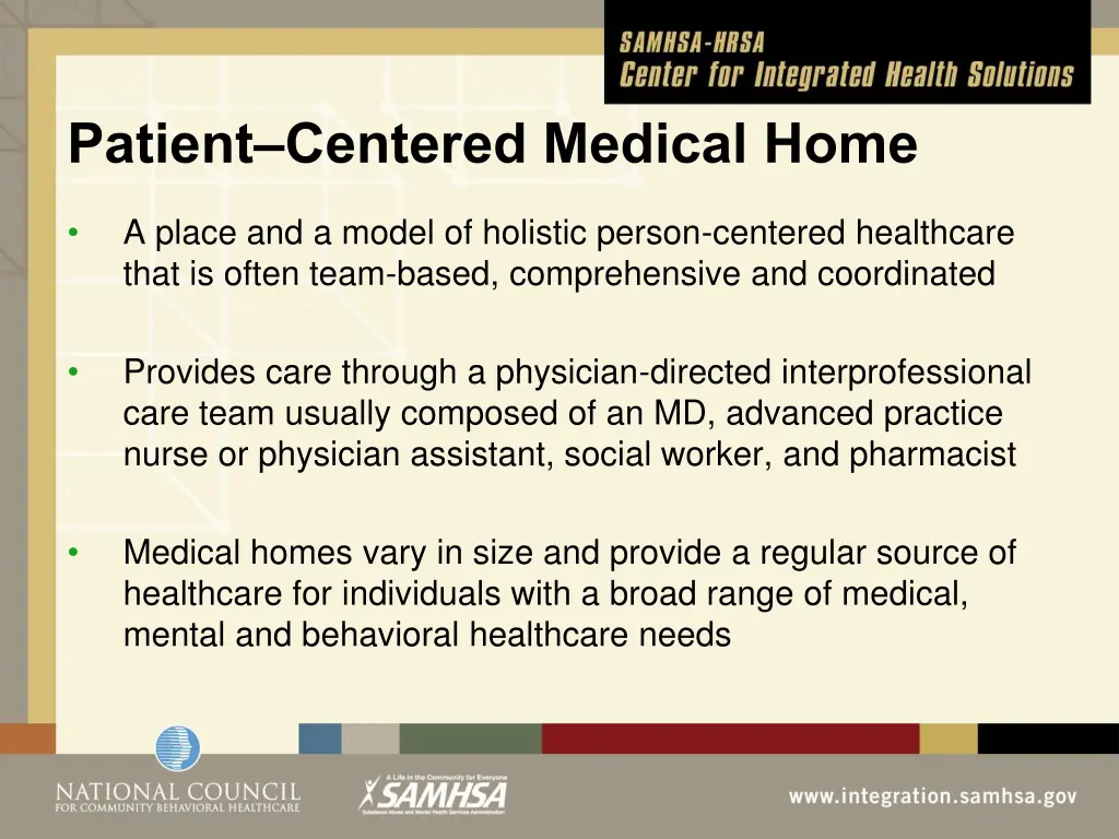 patient centered medical home