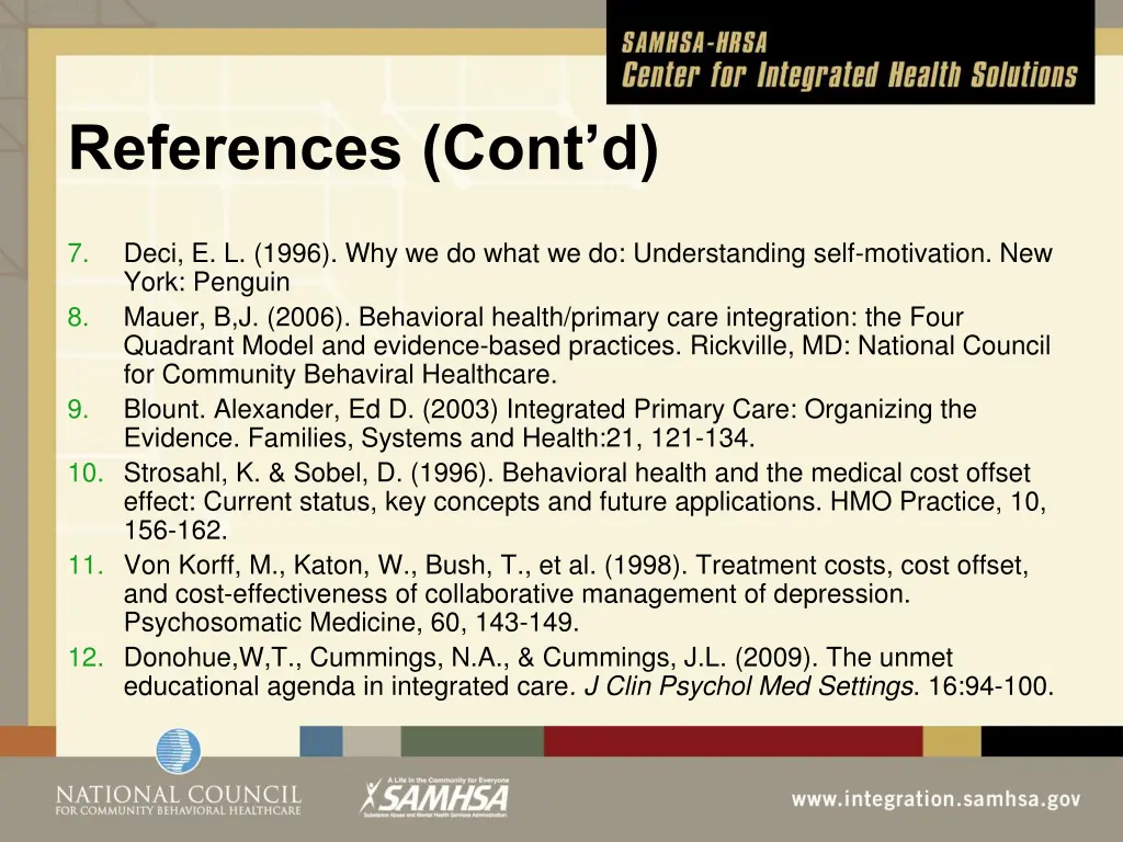 references cont d