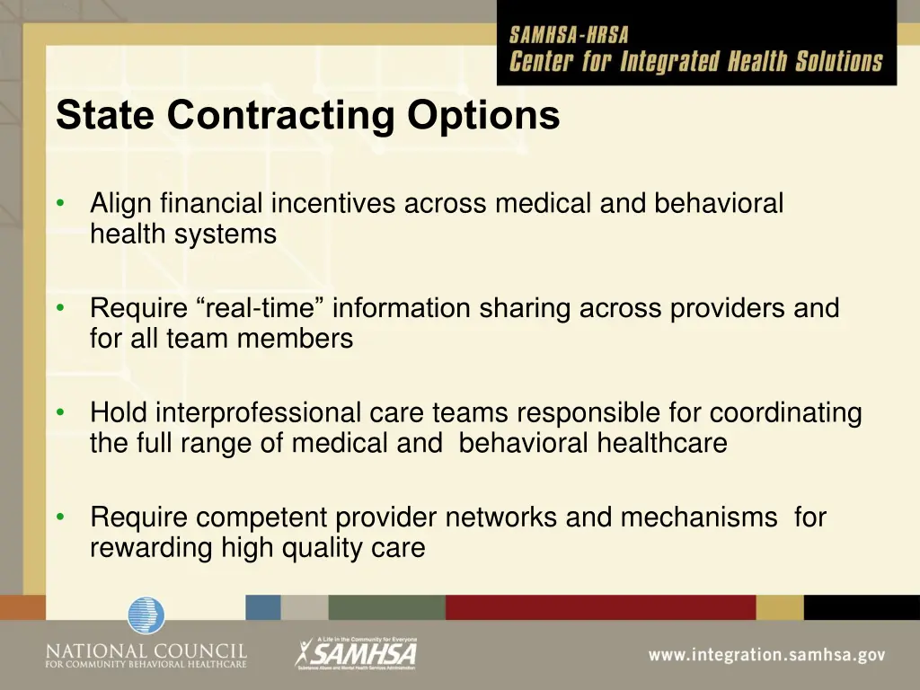 state contracting options