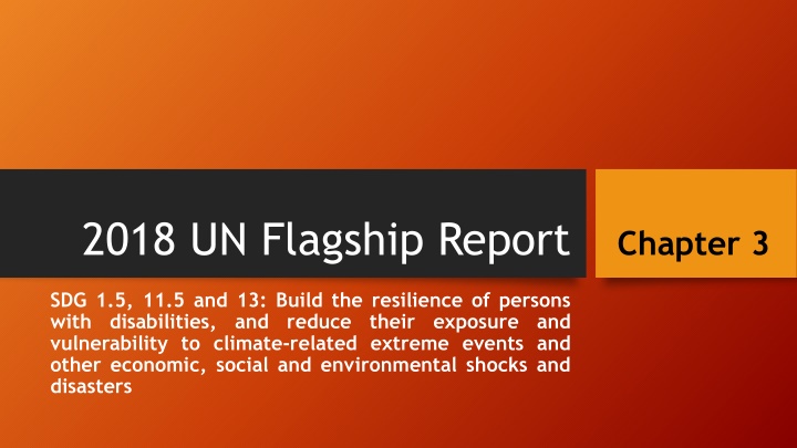 2018 un flagship report