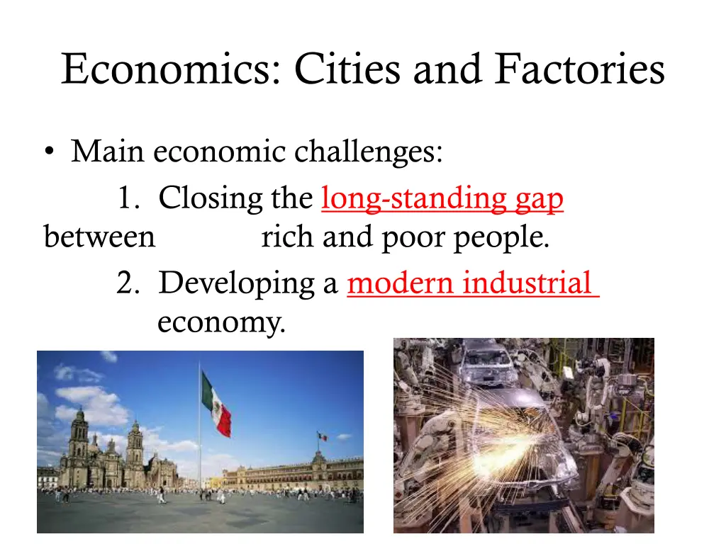 economics cities and factories