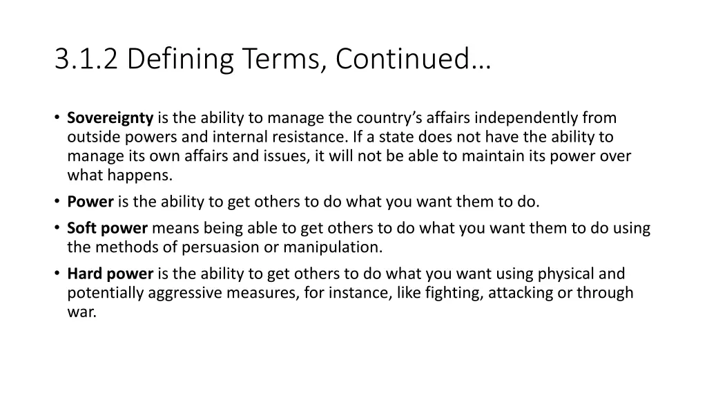 3 1 2 defining terms continued